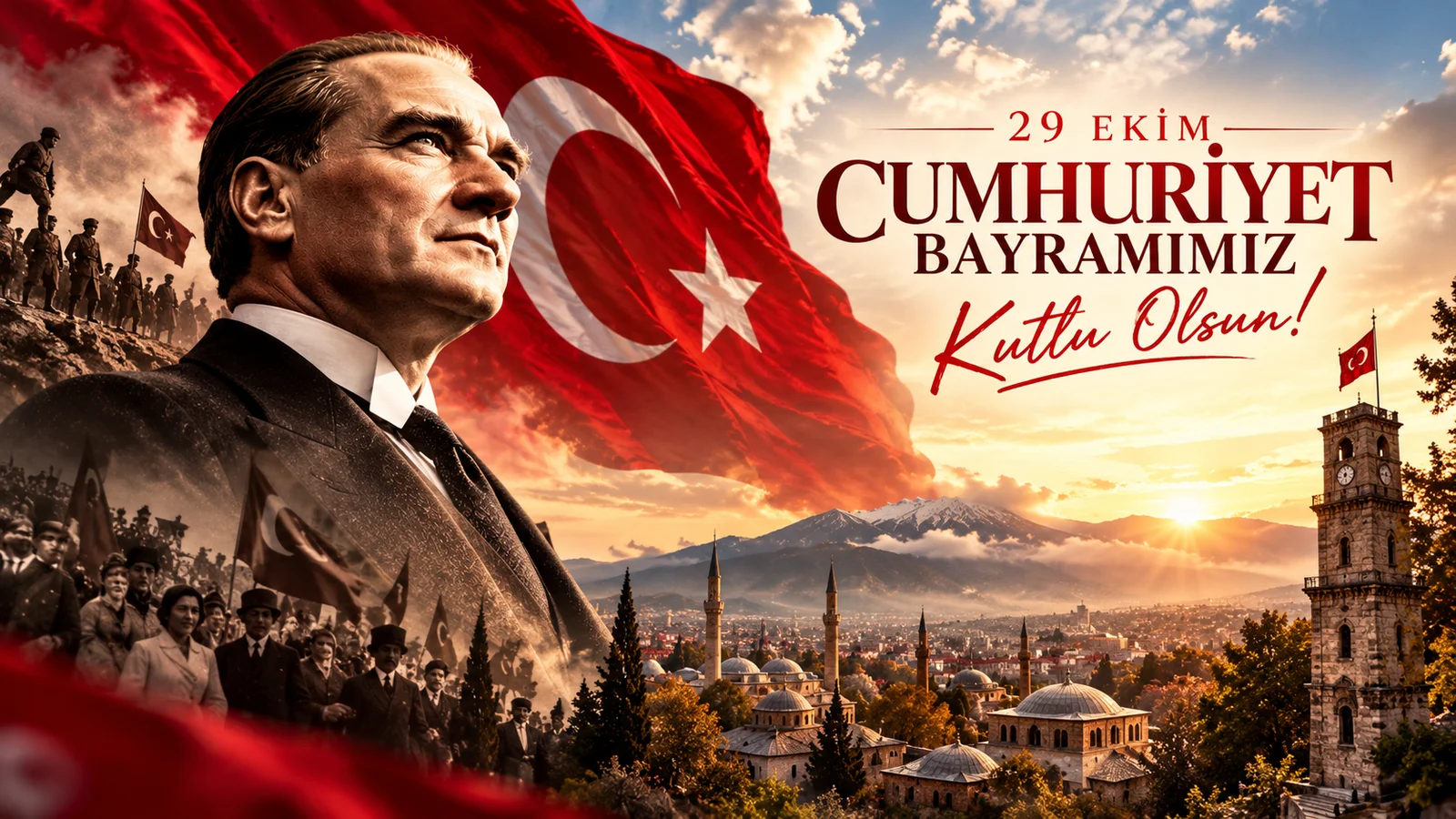 Bursa'da ücretsiz Atatürk posteri dağıtımı başladı! İşte 3 dağıtım noktası ve saatleri